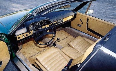 Porsche 914 interior, first safety car of formula1